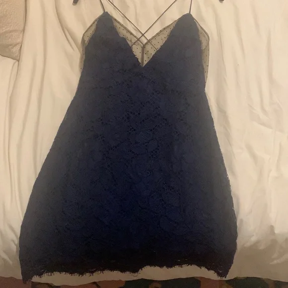 Revolve x NBD blue lace dress Revolve x NBD blue lace dress